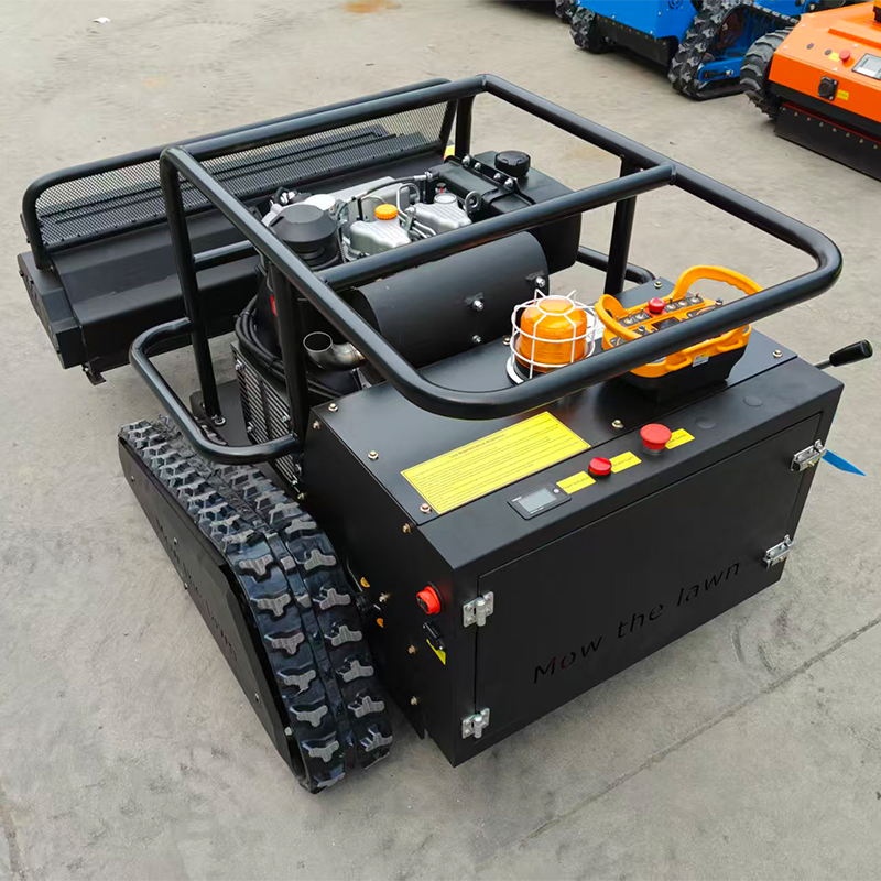 Factory-Direct Diesel-Powered 4-Stroke DIY Remote-Controlled Track-Type Snow Blower & Lawn Mower with Lawn Trimmer