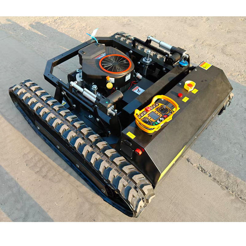 Factory-Direct Diesel-Powered 4-Stroke DIY Remote-Controlled Track-Type Snow Blower & Lawn Mower with Lawn Trimmer