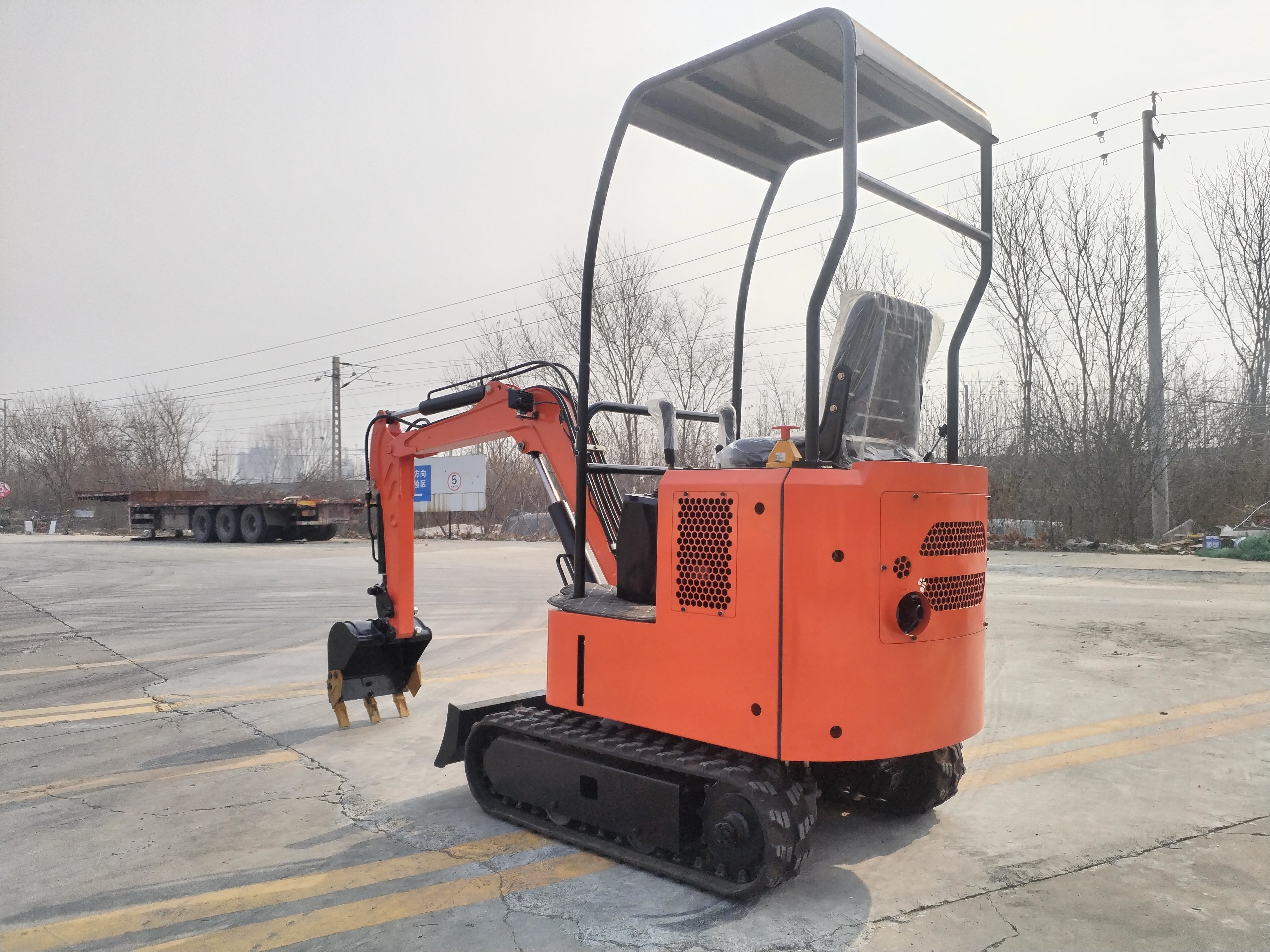 小型履带式挖掘机 家用农用微型挖机 工地施工多功能挖土机