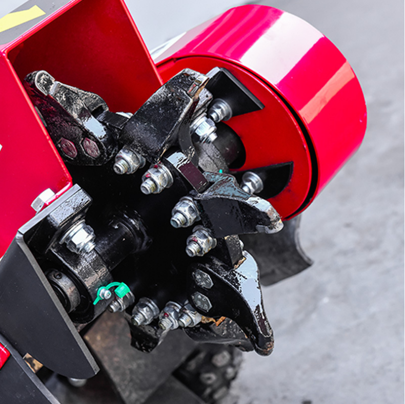 汽油小型树桩粉碎机 | 园林残留树墩清理机