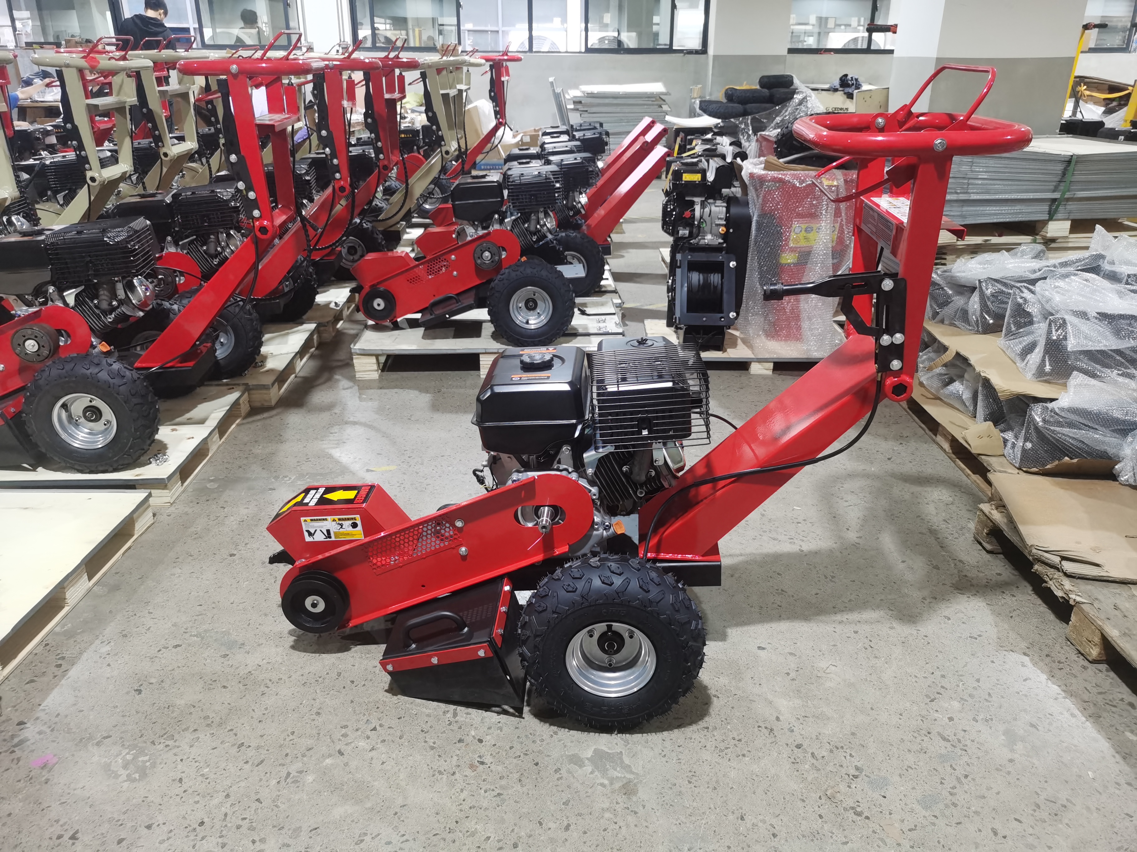 汽油小型树桩粉碎机 | 园林残留树墩清理机