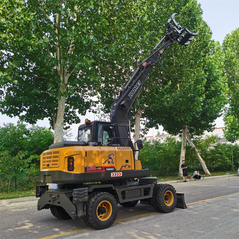 ZJ95W 轮式挖掘机 多场景适用 可快速更换属具