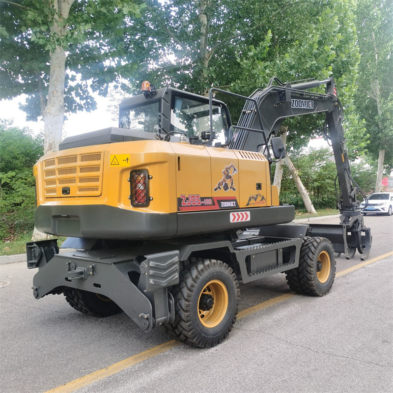 ZJ95W 轮式挖掘机 多场景适用 可快速更换属具