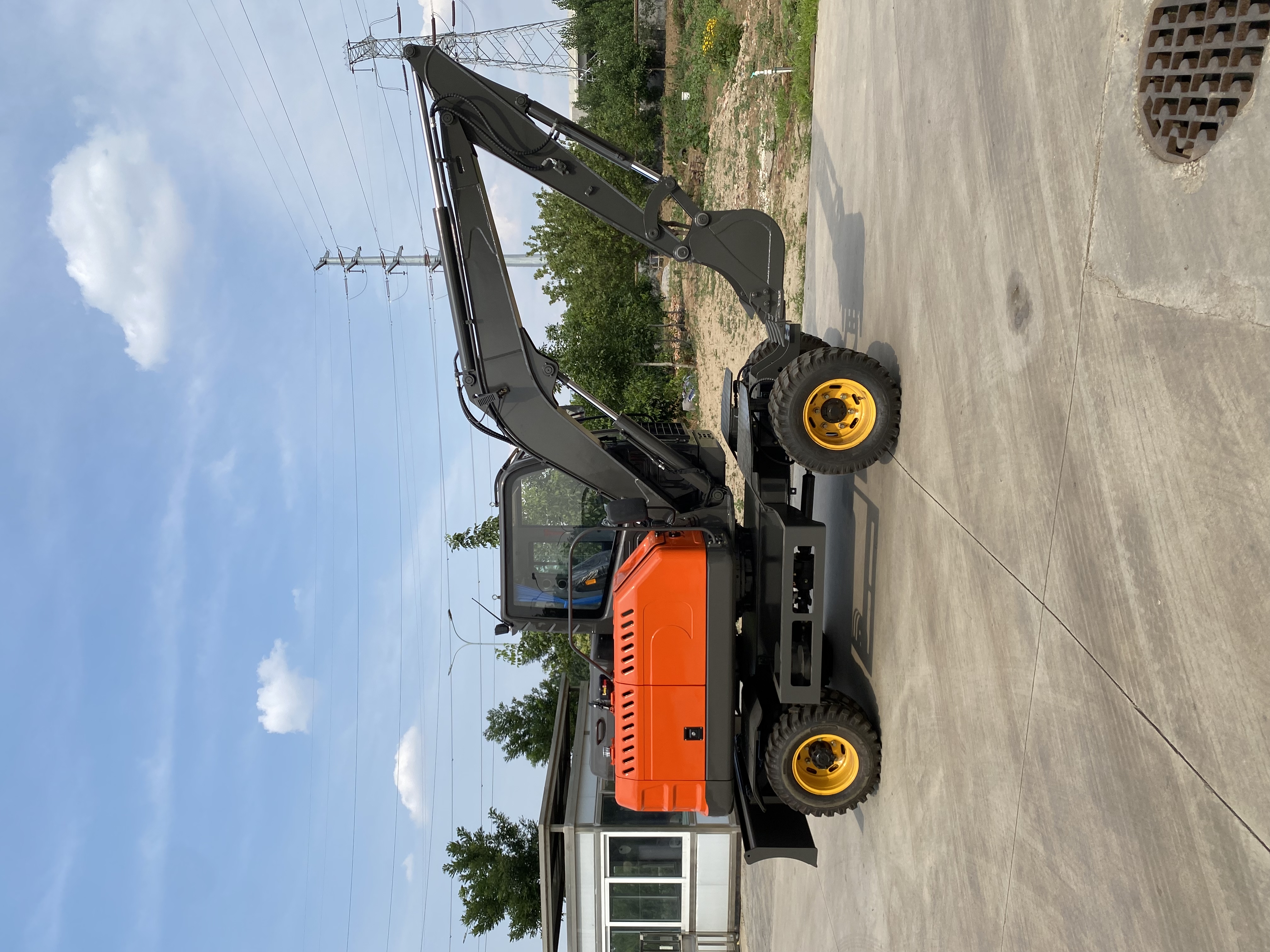 60轮式挖掘机 多功能大型液压轮式挖掘机 厂家直销