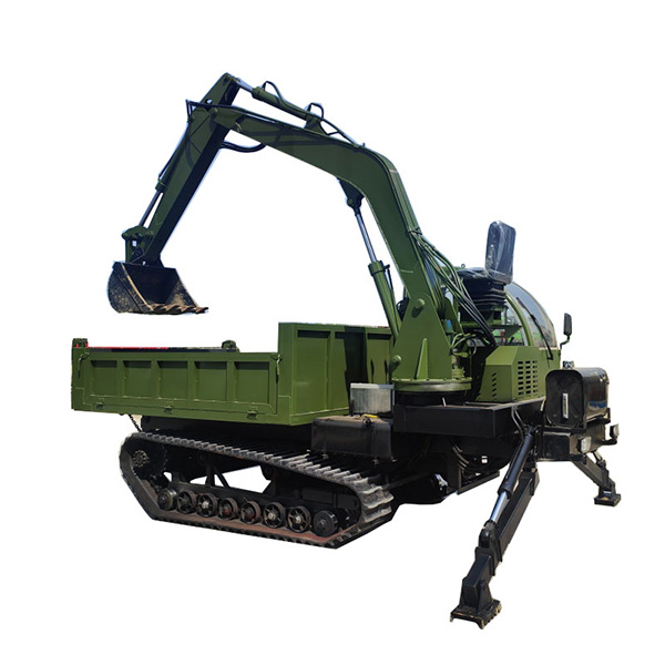 8 吨迷你履带式挖掘自卸车 | 凯博液压泵 | 华德变速箱 | 通过 CE 认证