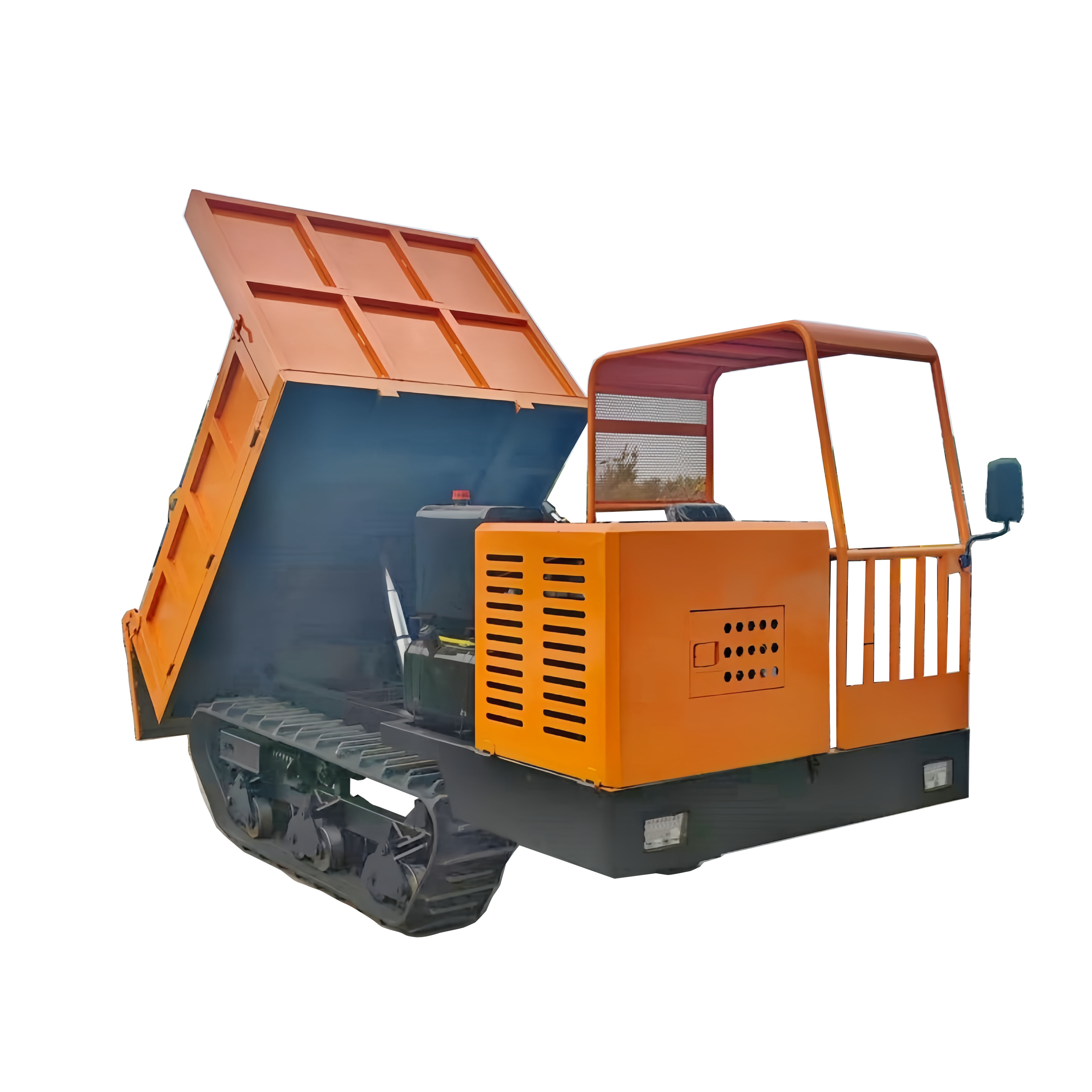 配备浮动轮与液压装置的多功能履带运输车