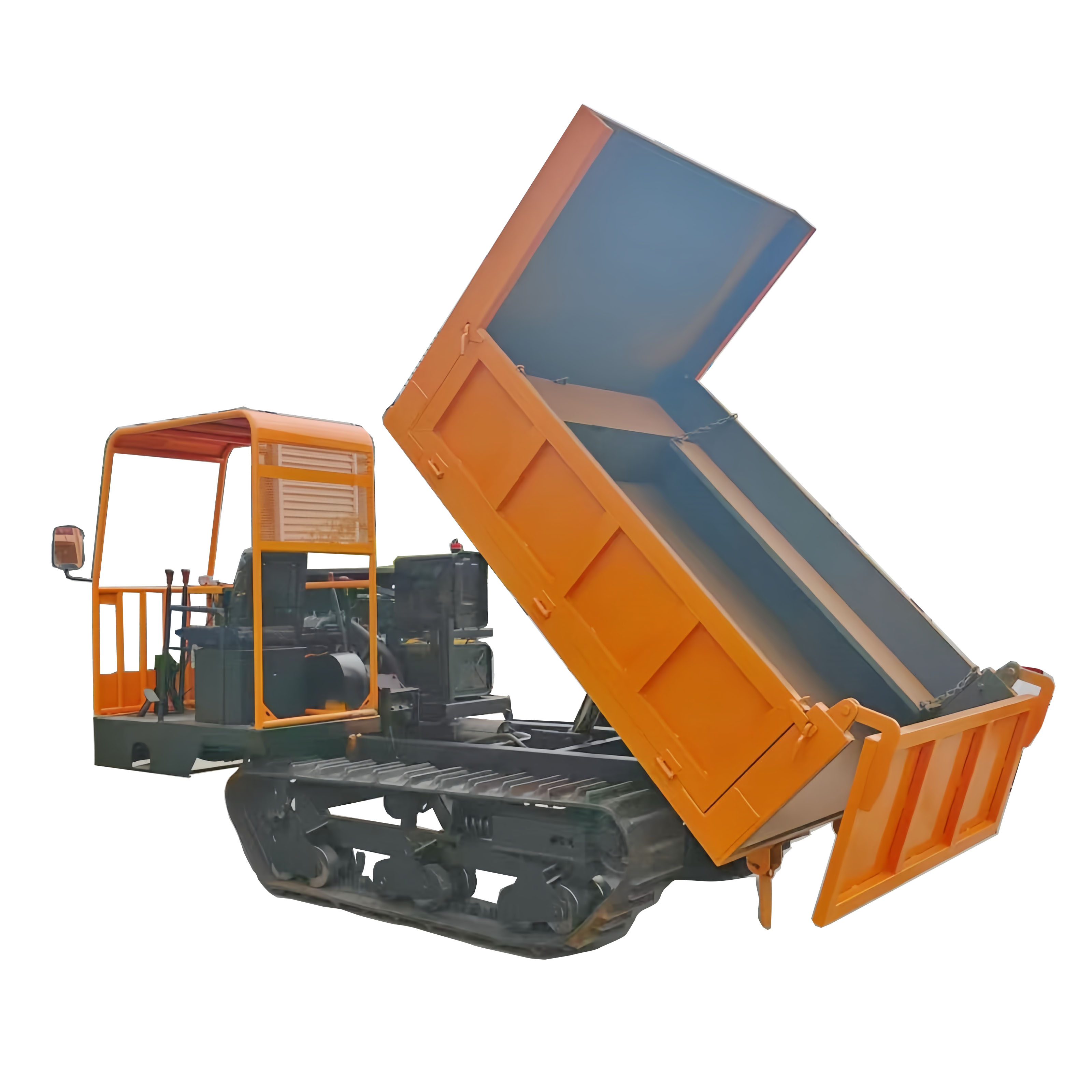 配备浮动轮与液压装置的多功能履带运输车