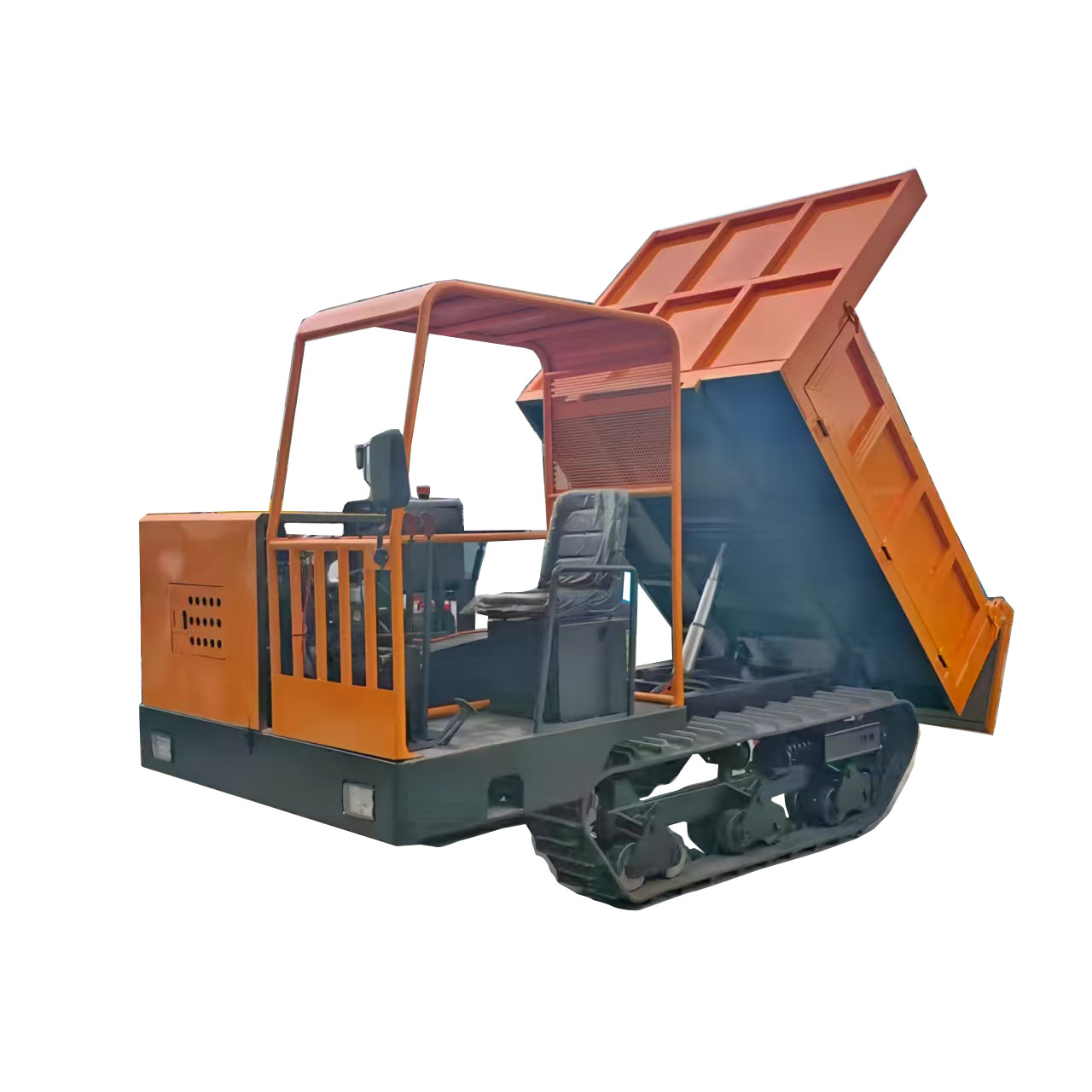 配备浮动轮与液压装置的多功能履带运输车