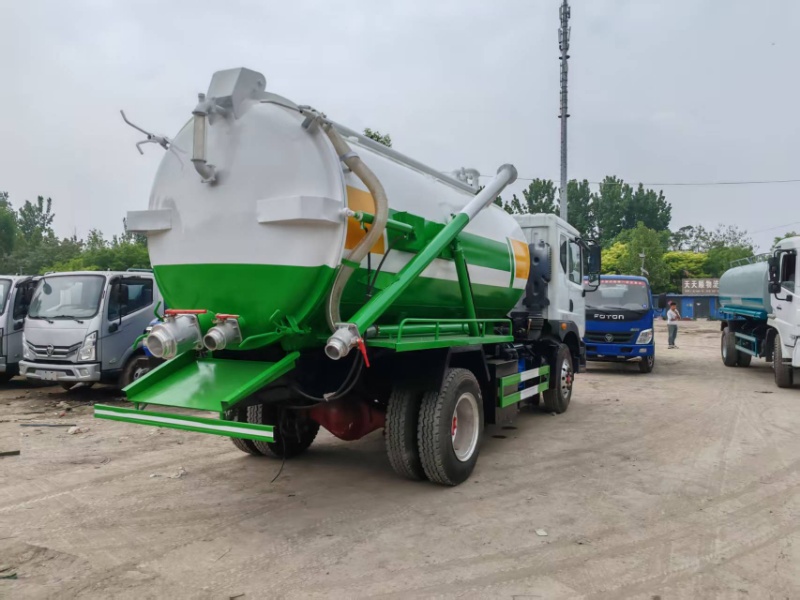 10m³ Sewage Suction Truck 180HP Yunnei Engine JAC/Dongfeng Chassis For Sale