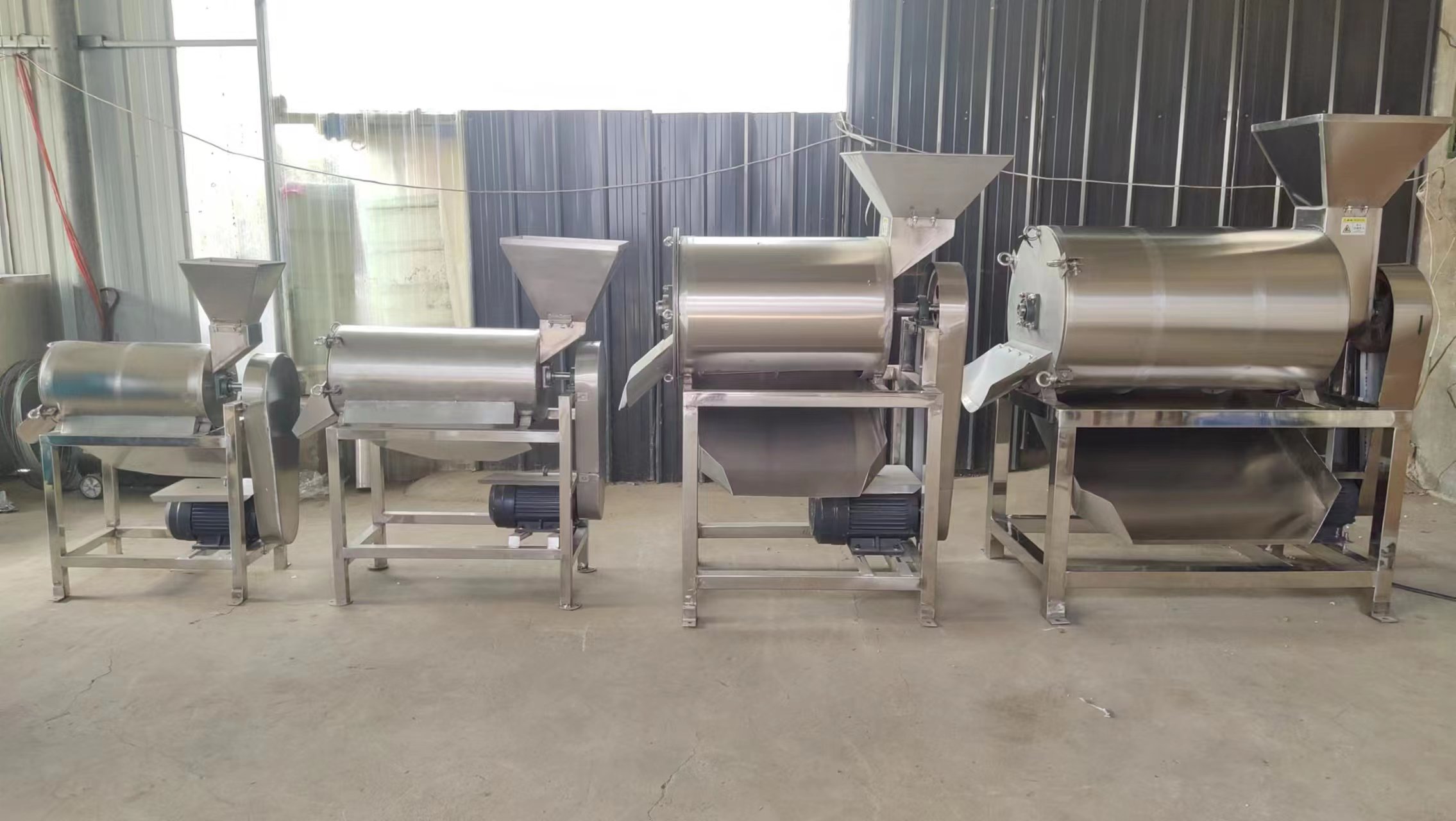 Industrial Fruit Beater | Pitting Peeling & Pulp Residue Separation Machine