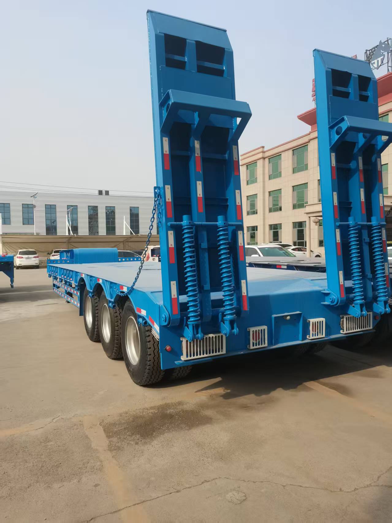 Custom Semi-Trailer Engineering Plate 80-120 Ton Heavy Duty