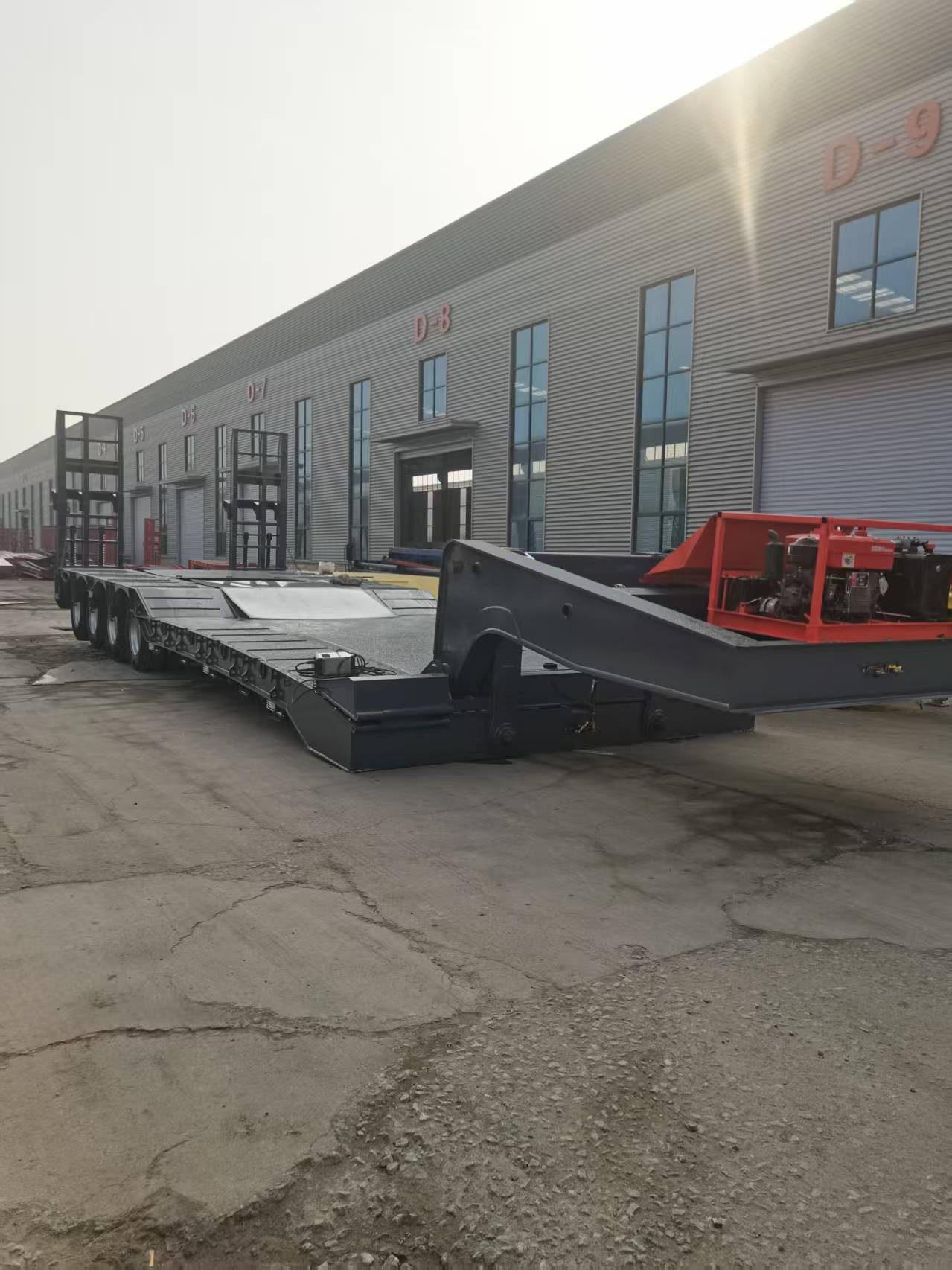 80-200 Ton Heavy Duty Modular Axle Trailer | Detachable Goose Neck Hydraulic Lifting