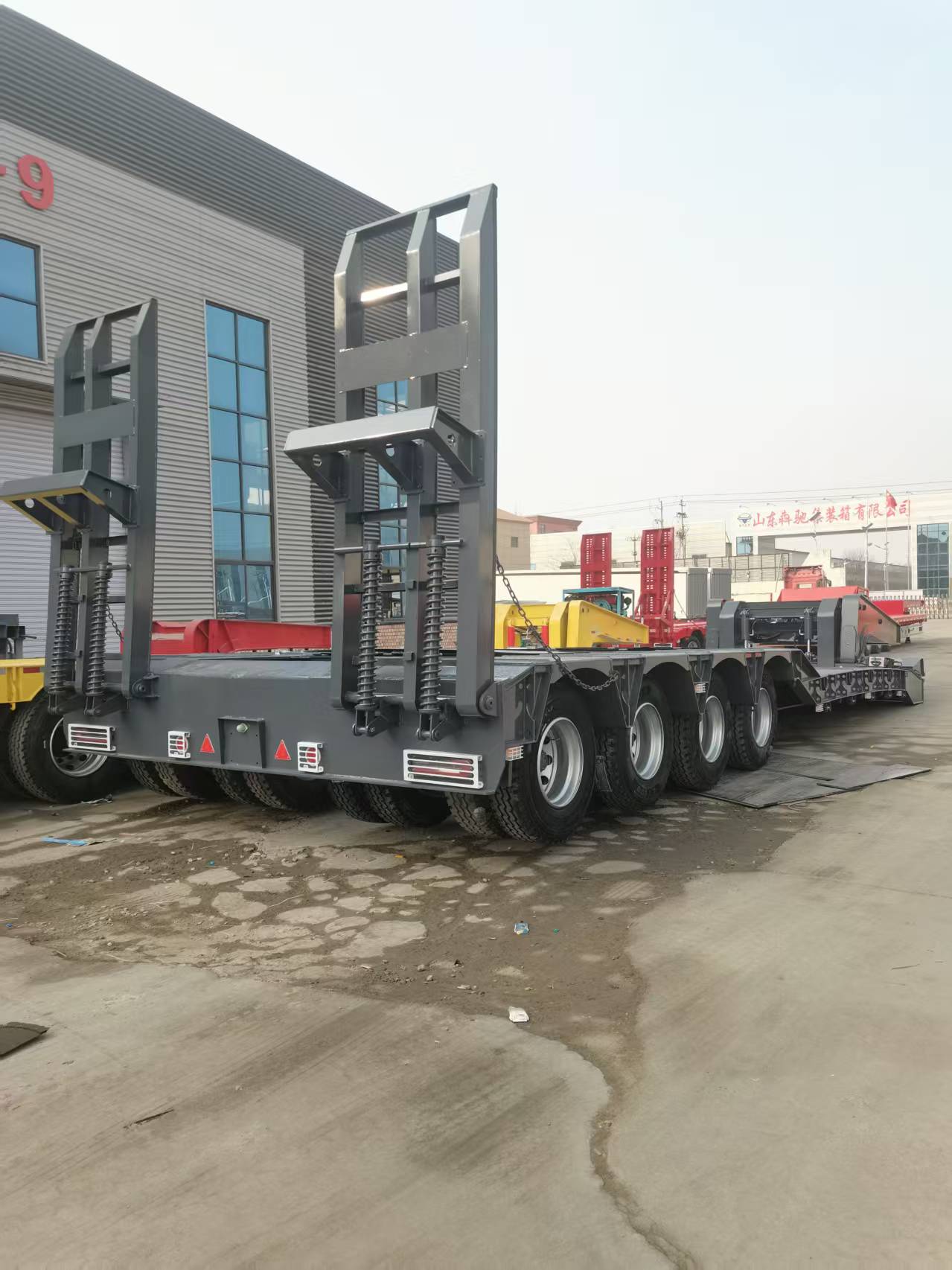 80-200 Ton Heavy Duty Modular Axle Trailer | Detachable Goose Neck Hydraulic Lifting