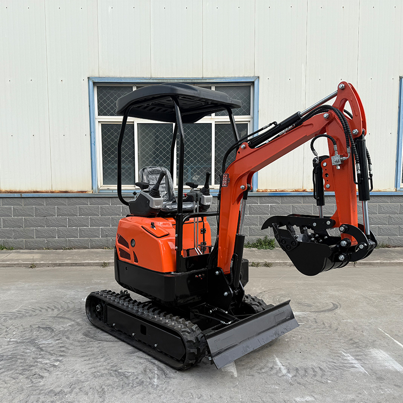 ME-16 型 1.6 吨小型挖掘机，适用于果园种植、农田、大棚作业，通过 EPA、CE 认证。