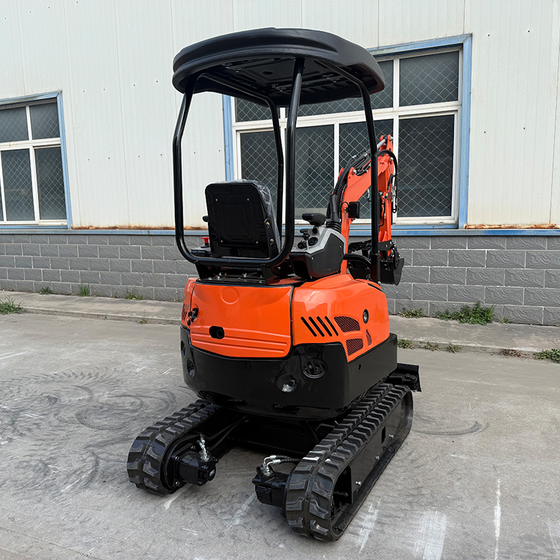 ME-16 1.6 吨小型挖掘机，适用于果园、大棚、农田作业，通过 EPA、CE 认证