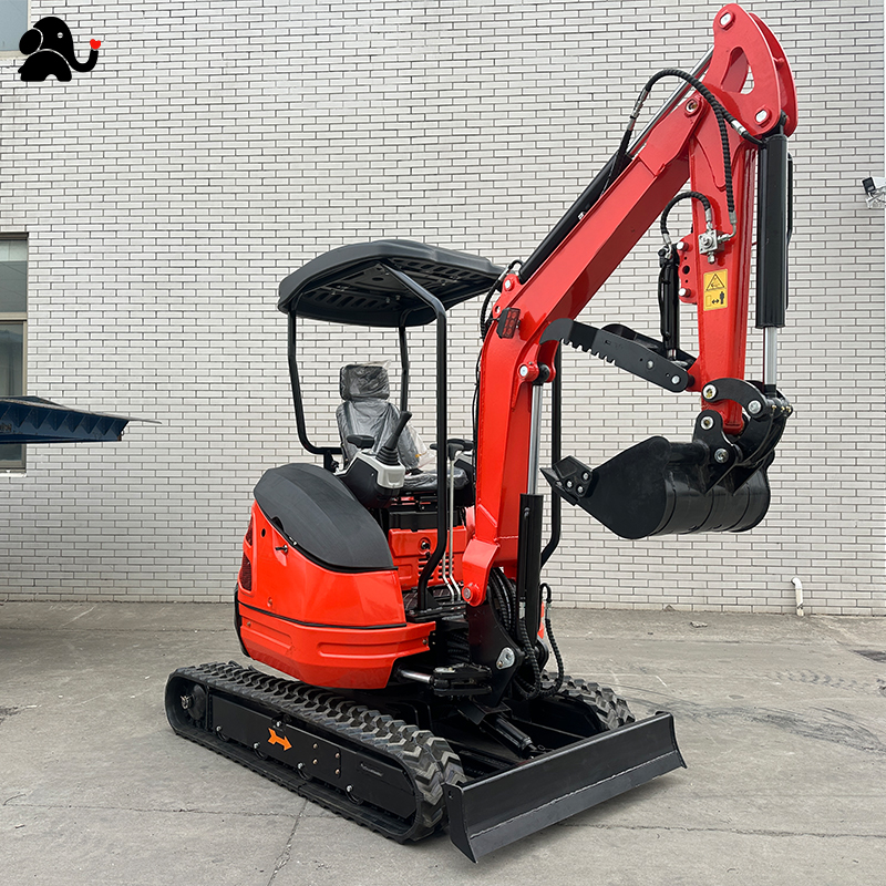 ME-20 型 2 吨小型履带挖掘机，结构紧凑、动力强劲，适用于家用、农田及果园作业。
