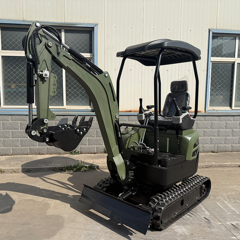 迷你象 ME17 微型挖掘机，适用于家用、花园、农田作业，通过 EPA、CE 认证。