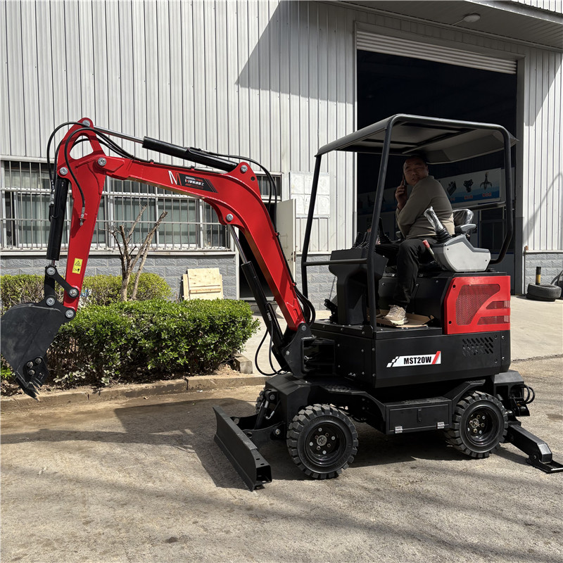 SD20-9A Wheeled Mini Excavator | Compact Wheel Digger for Urban & Farm Use