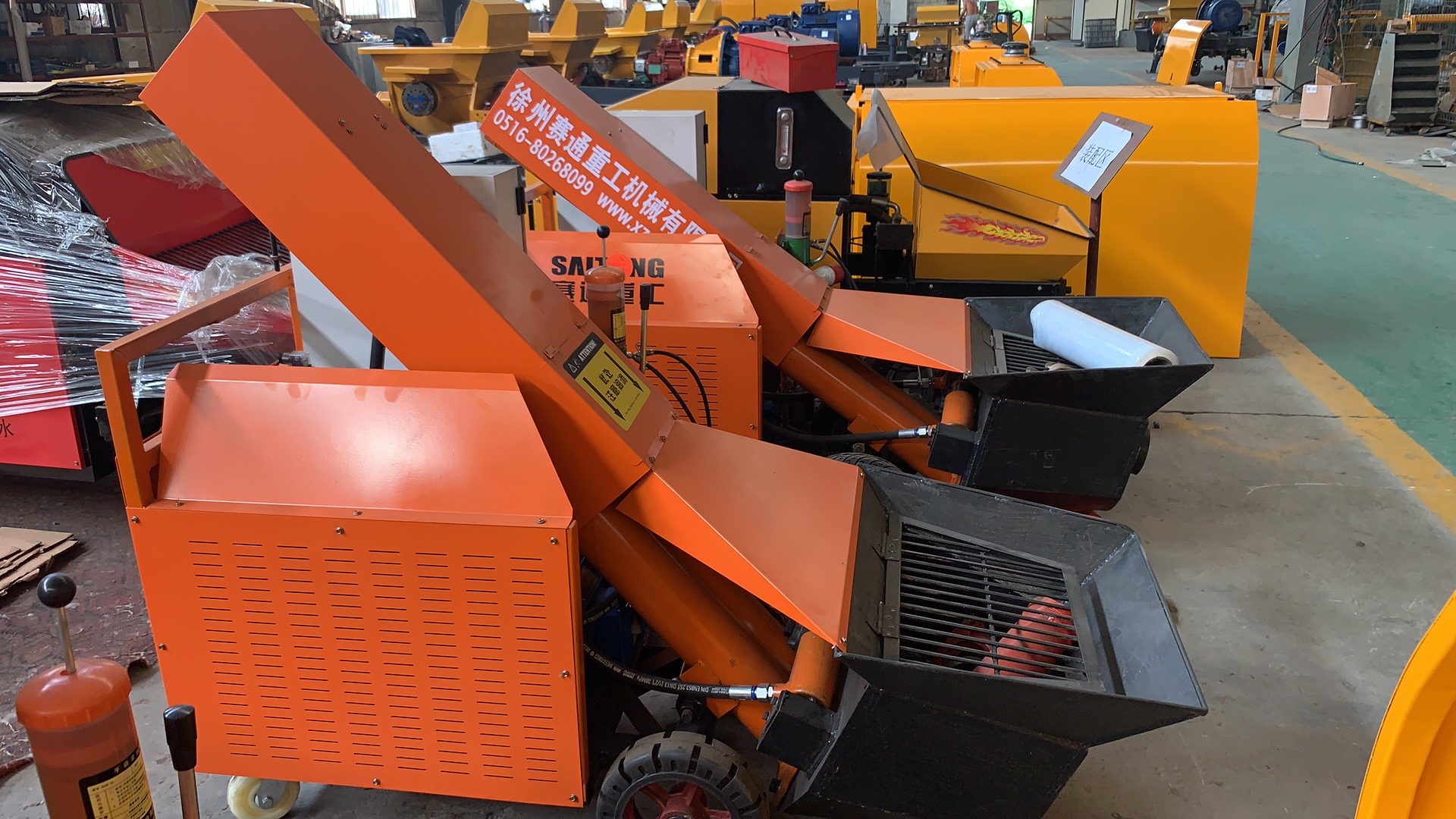 15KW Horizontal Concrete Pump | 10MPa Max Pressure for Construction Projects