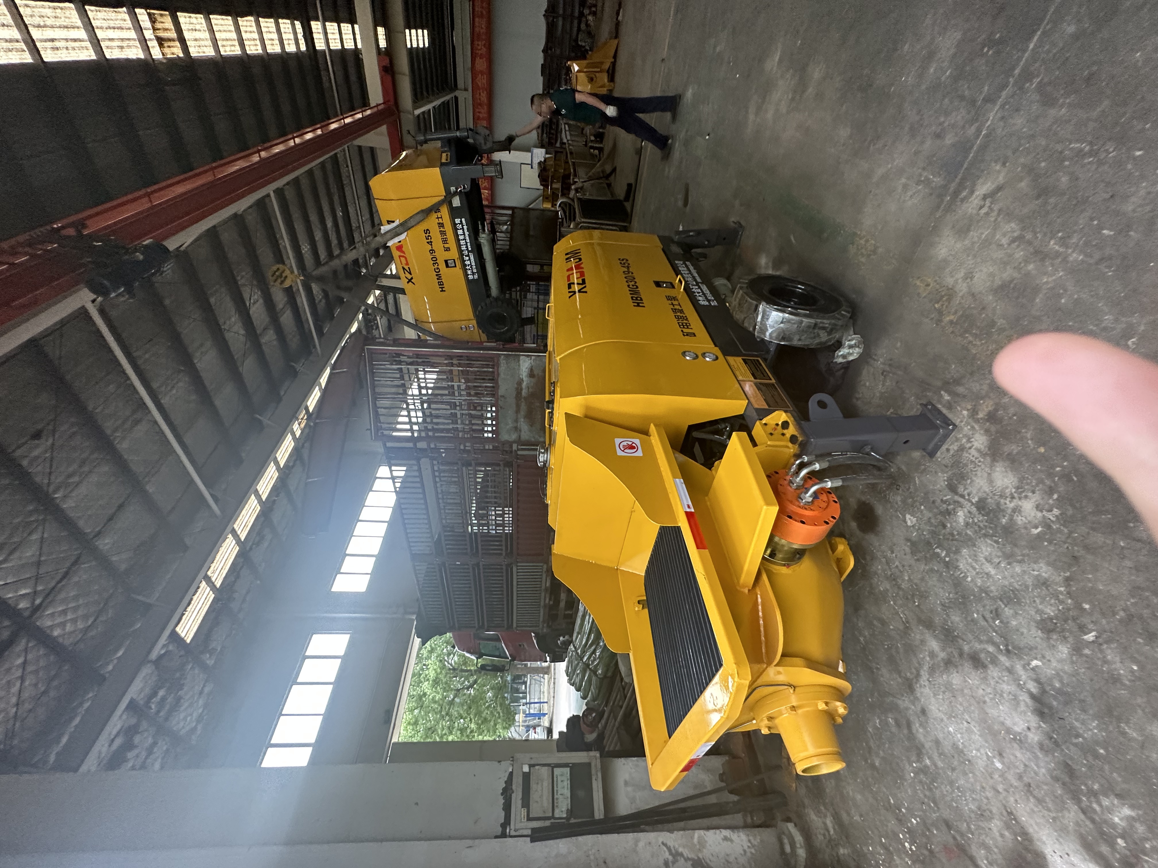 Explosion-Proof Concrete Pump for Mining | 30m³/h 45KW High Efficiency Mining Equipment