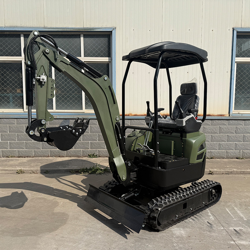 迷你象 ME17 微型挖掘机，适用于家用、花园、农田作业，通过 EPA、CE 认证。