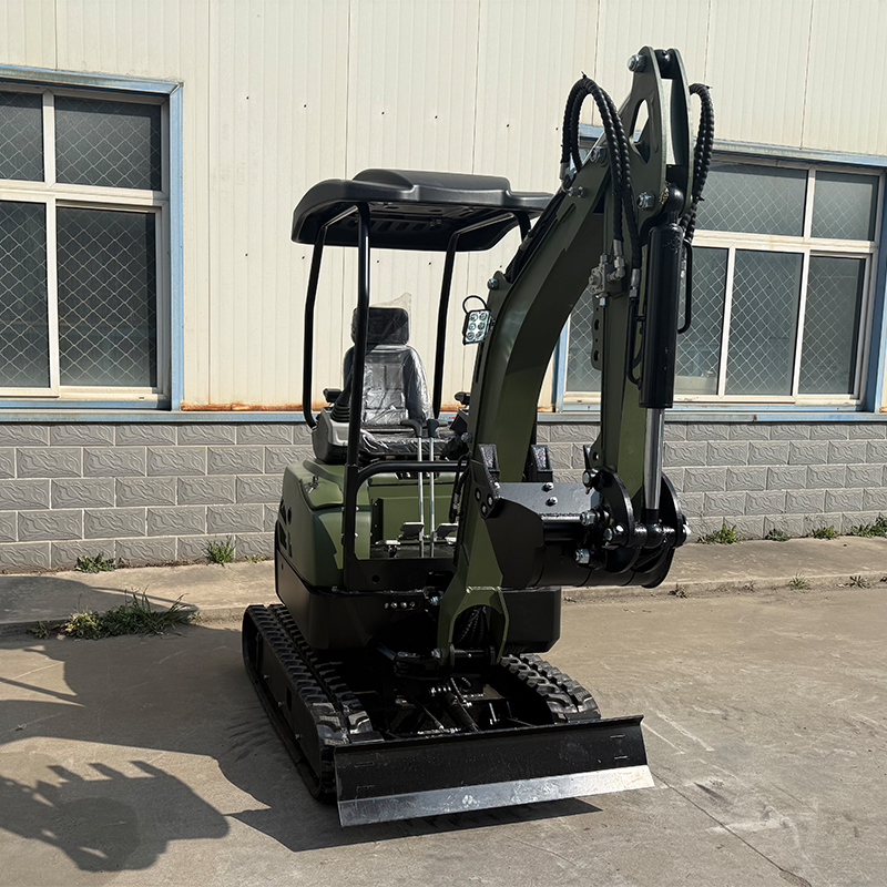 迷你象 ME17 微型挖掘机，适用于家用、花园、农田作业，通过 EPA、CE 认证。