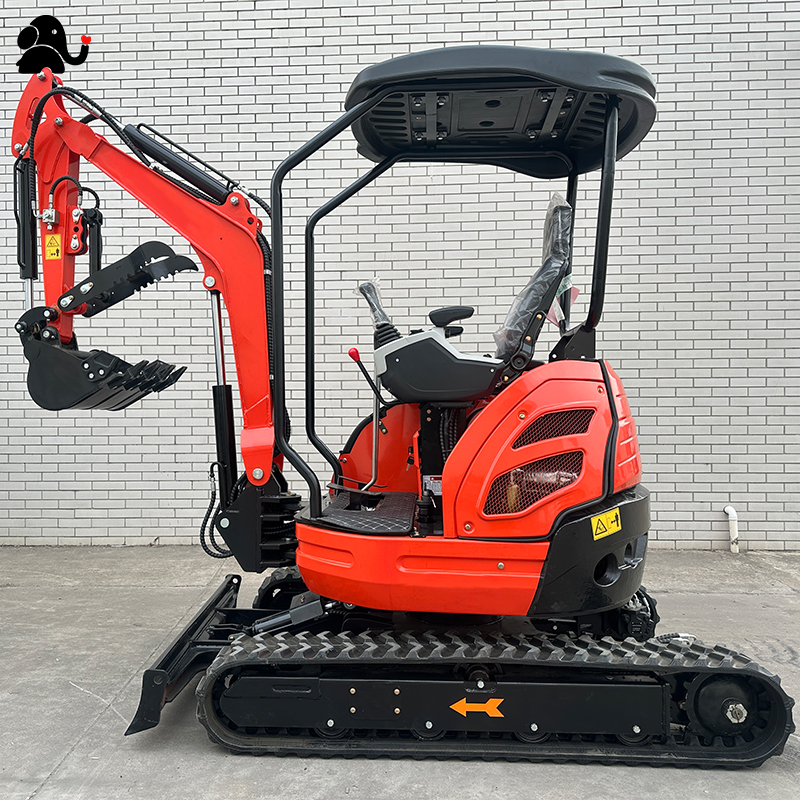 ME-20 型 2 吨小型履带挖掘机，结构紧凑、动力强劲，适用于家用、农田及果园作业。