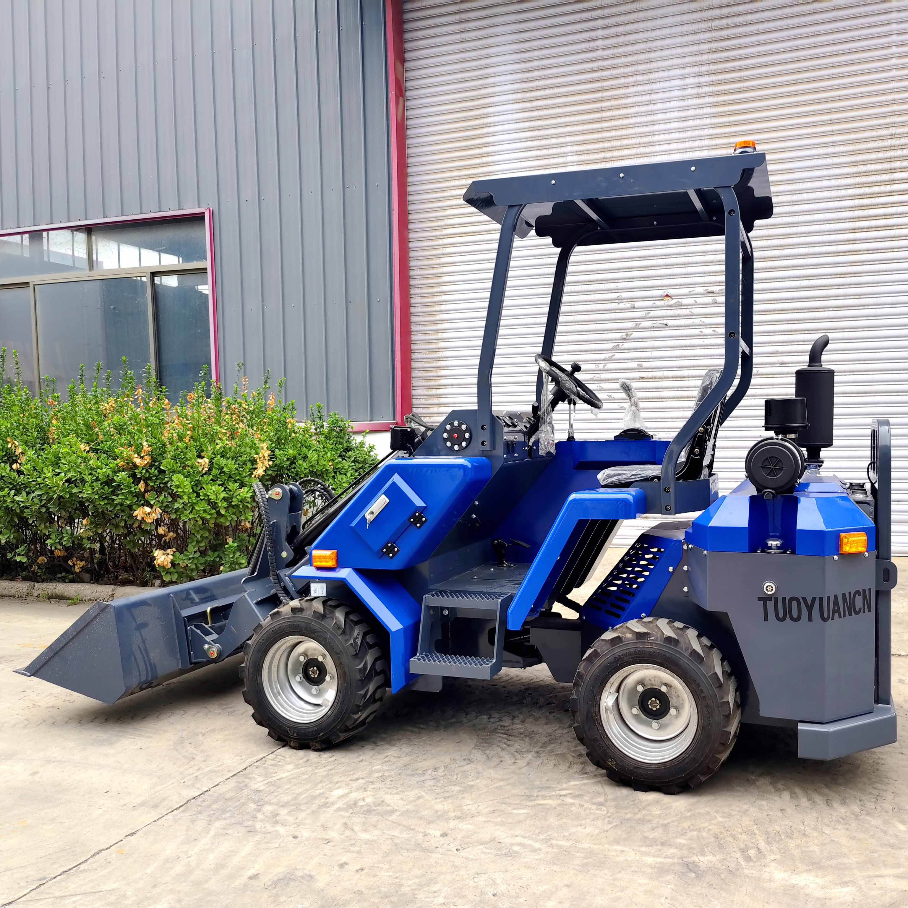 Tuoyuan High Torque Small Wheel Loader | 26HP 19.39kW Heavy Duty Tire Front Loader