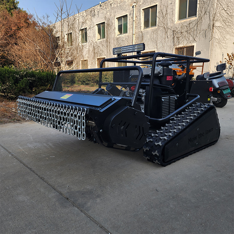 Remote Control Zero-Turn Lawn Mower & Mulcher 800/1000/1200mm Cordless Mower with Petrol/Diesel Engine Robot Flail Mower
