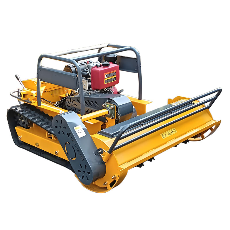 Free Shipping CE EPA Diesel Engine All Terrain Grass Cutting Machine Agriculture Rubber Tracks Remote Control Robot Lawn Mower