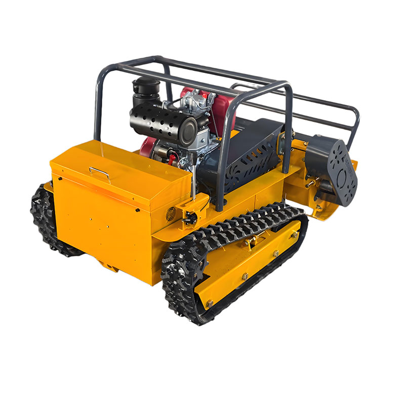 Free Shipping CE EPA Diesel Engine All Terrain Grass Cutting Machine Agriculture Rubber Tracks Remote Control Robot Lawn Mower