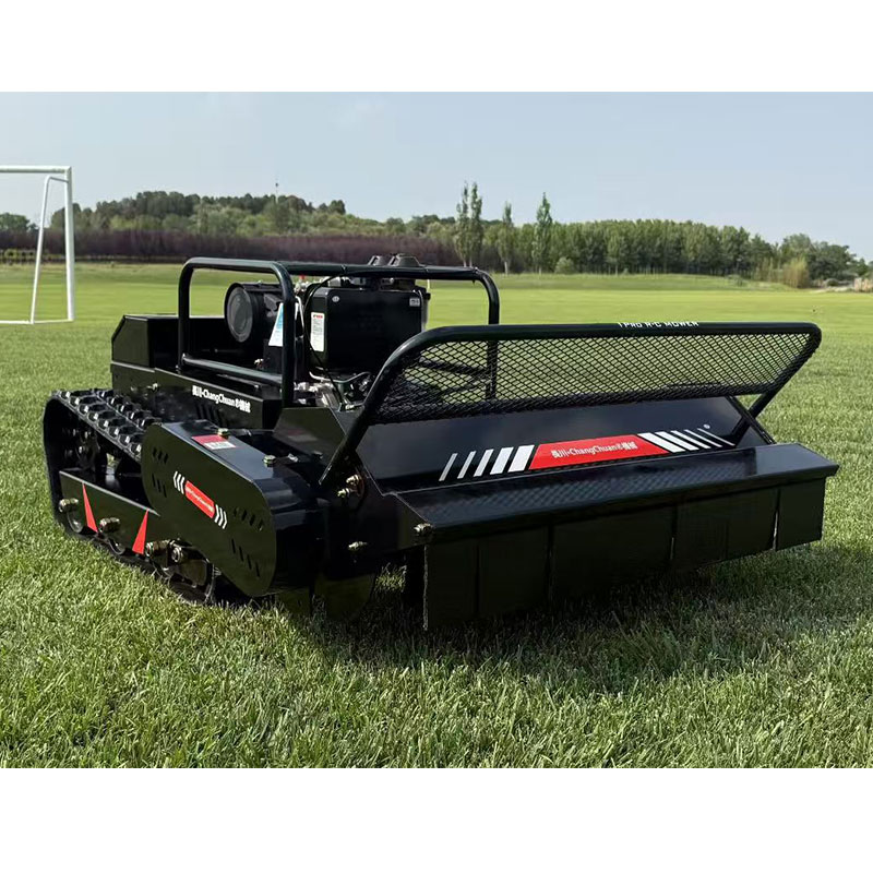 Industrial Grade 24V Remote-Controlled Excavator Lawn Mower 420cc Engine 1600W Flail Mower Forestry Mulcher for Farm Machines