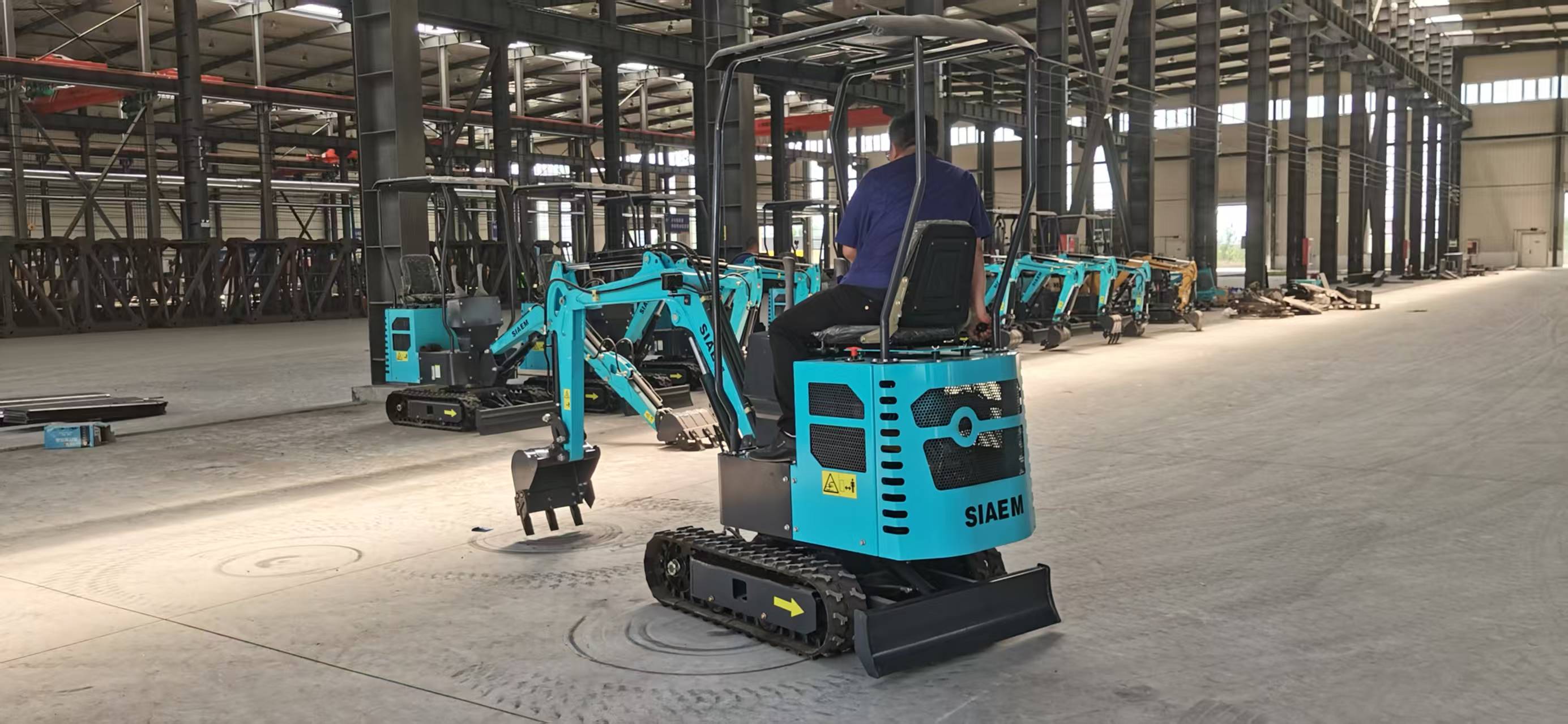 High Quality Mini 1.2 Ton Crawler Excavator Machine High Efficiency New Bucket 1 Year Factory Warranty