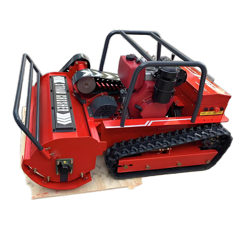 Free Shipping CE EPA Diesel Engine All Terrain Grass Cutting Machine Agriculture Rubber Tracks Remote Control Robot Lawn Mower