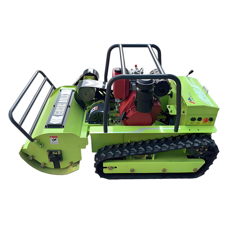 Free Shipping CE EPA Diesel Engine All Terrain Grass Cutting Machine Agriculture Rubber Tracks Remote Control Robot Lawn Mower