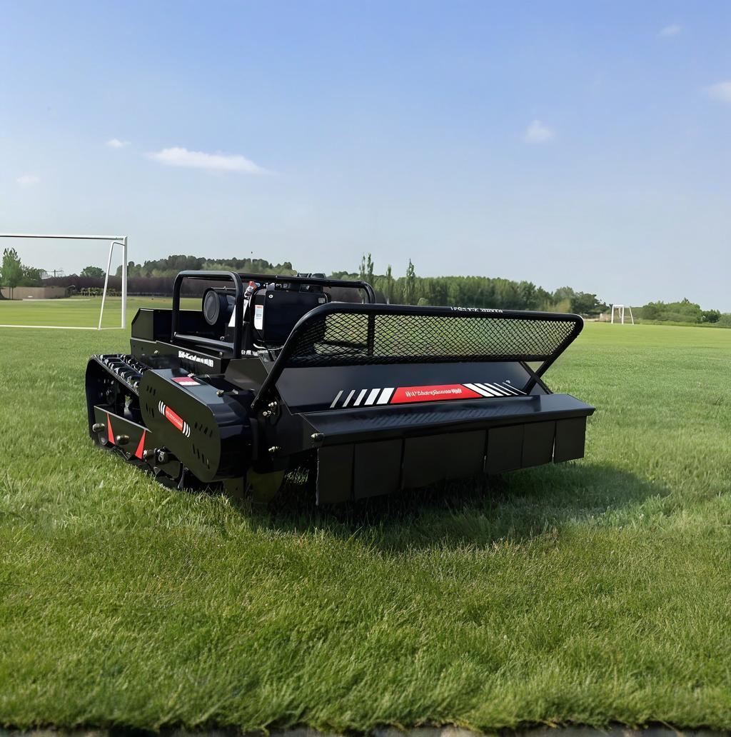 Industrial Grade 24V Remote-Controlled Excavator Lawn Mower 420cc Engine 1600W Flail Mower Forestry Mulcher for Farm Machines