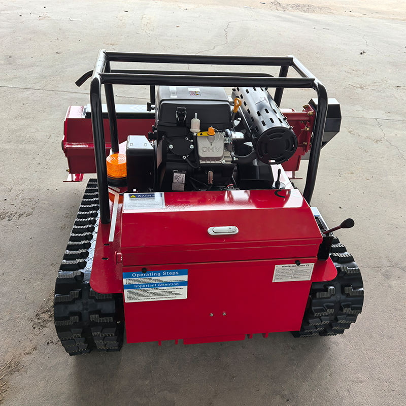 China-made Cordless Flail Mower 48v Remote Diesel Tracked Mulcher Multifunctional Grass Mower with Battery