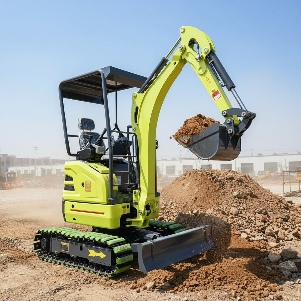 FREE SHIPPING Mini Excavator 1 Ton EPA Farm New Crawler Digger Excavadora Kubota Engine 0.6 Ton 2 Ton Small Excavators Machine