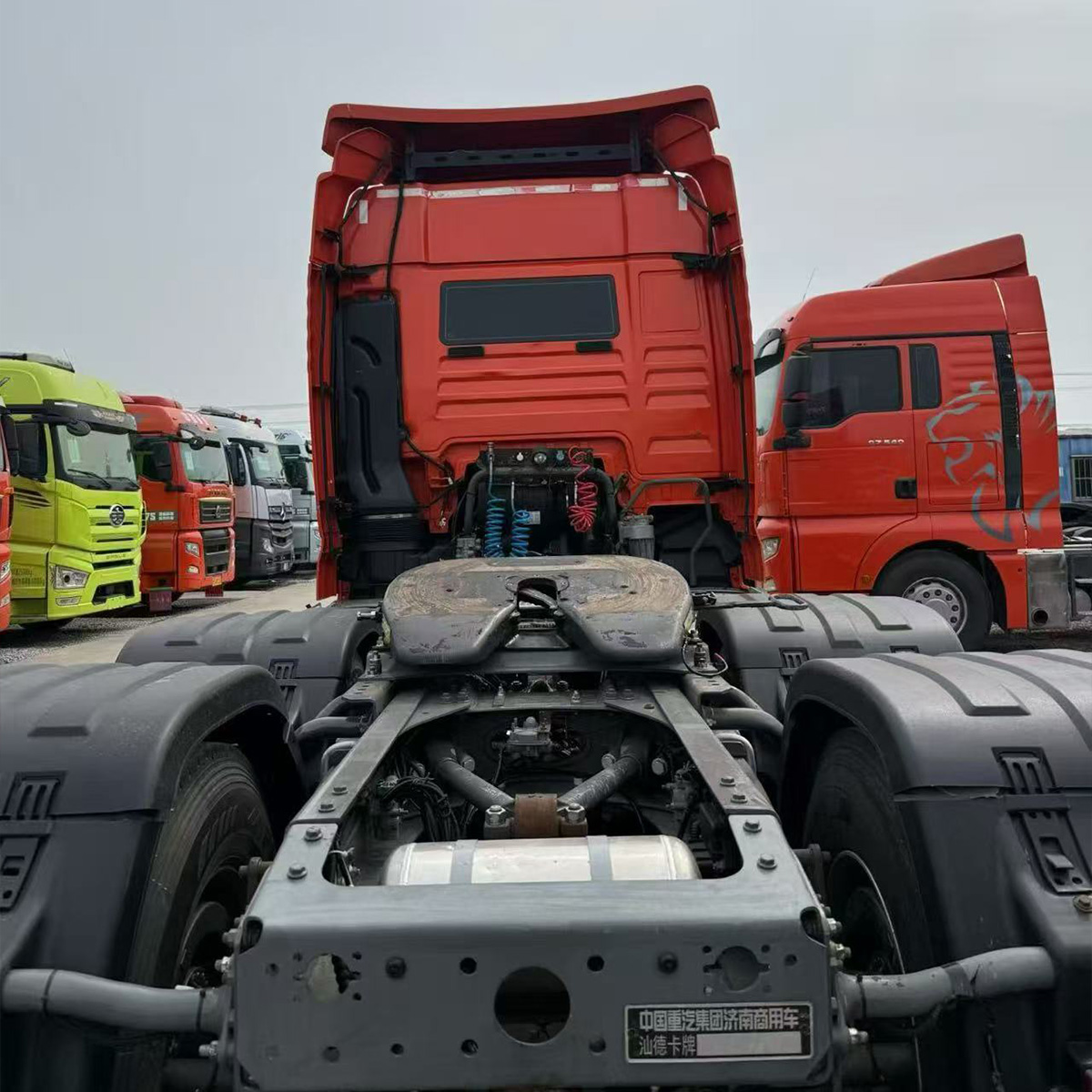 二手2021金标汕德卡 540马力曼机 采埃孚自动挡带液缓