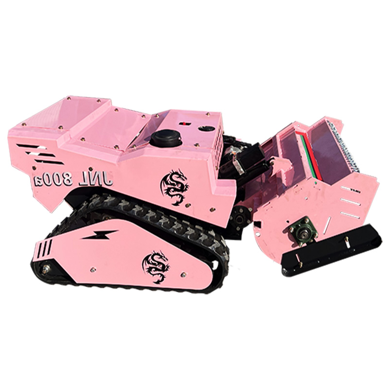 800 蓝色遥控履带式碎草割草机（JNL800a）