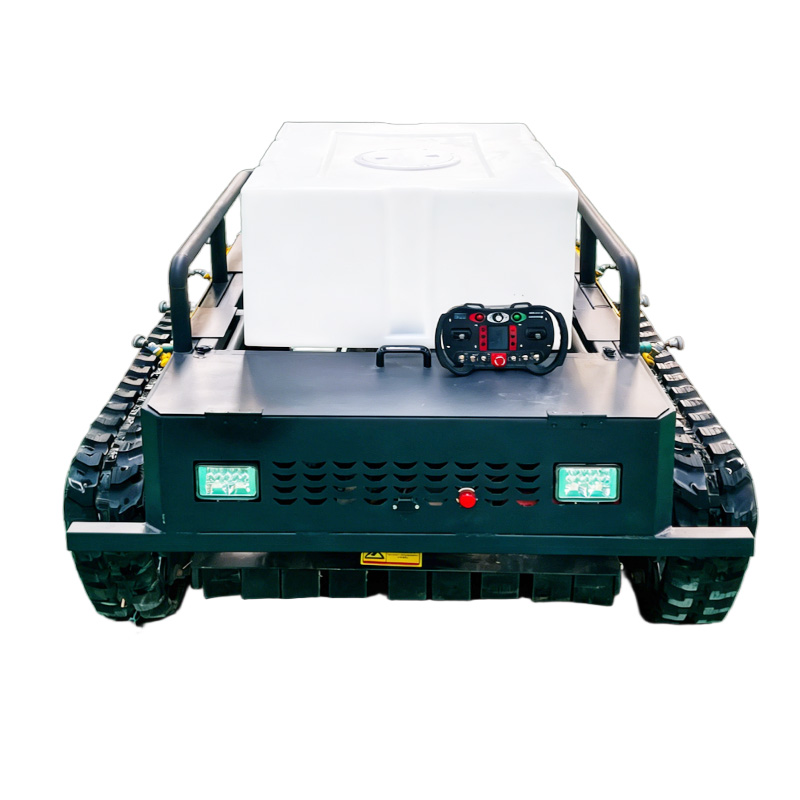 Remote Controlled Lawn Mower with Spray Insecticide Machine