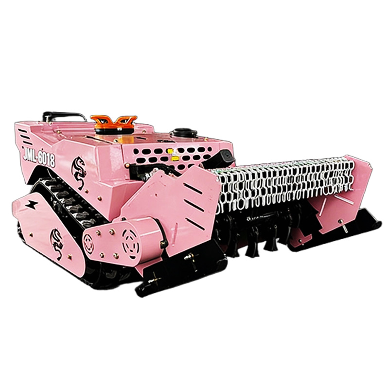 800 蓝色遥控履带式碎草割草机（JNL800a）