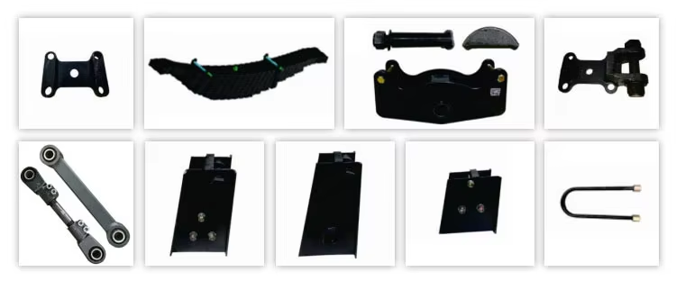 挂车正装悬挂总成 110-320 型号 重载钢板弹簧悬挂