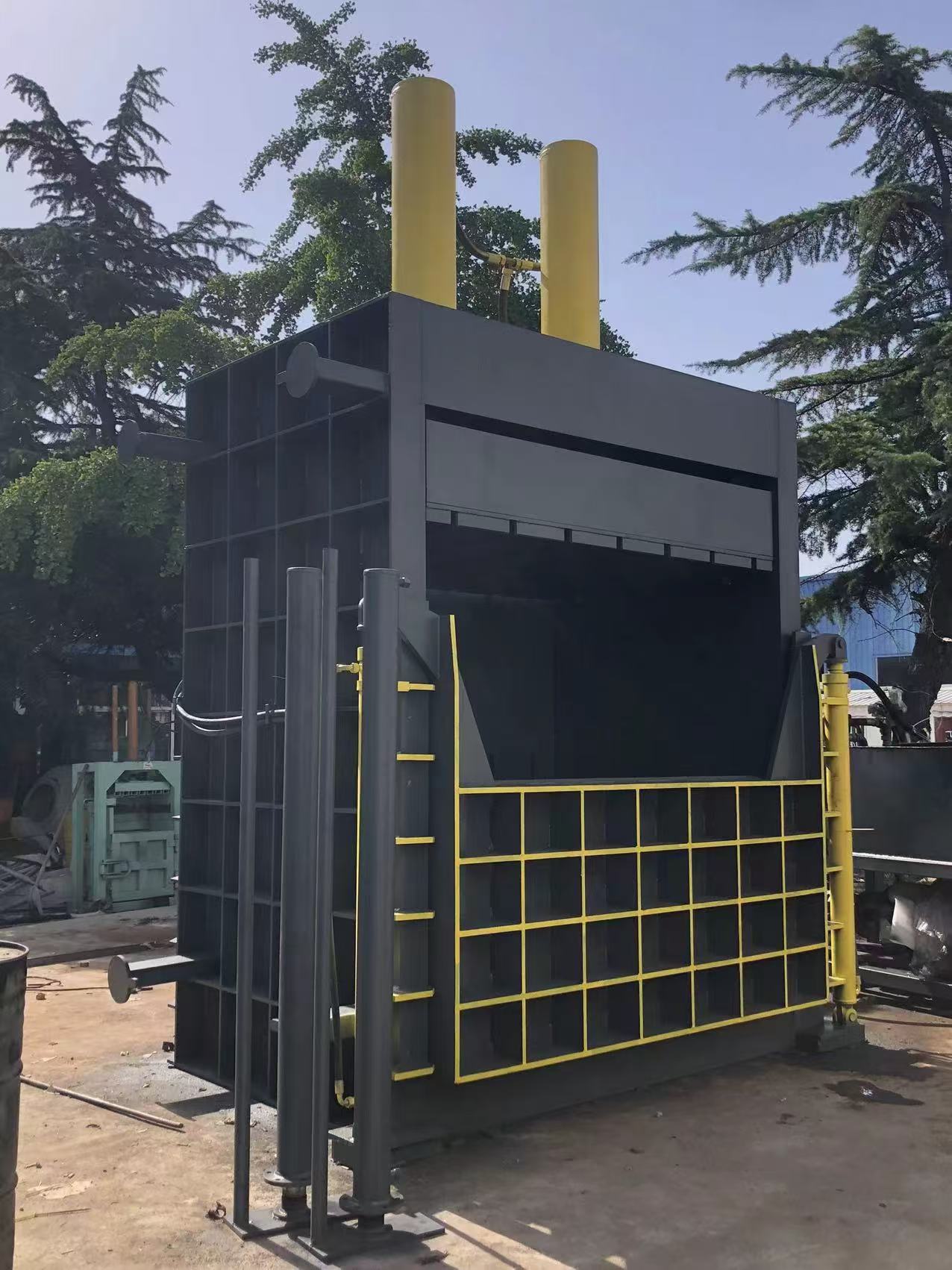 立式全钢板液压打包机 80T-200T 塑料薄膜饮料瓶废料压缩设备