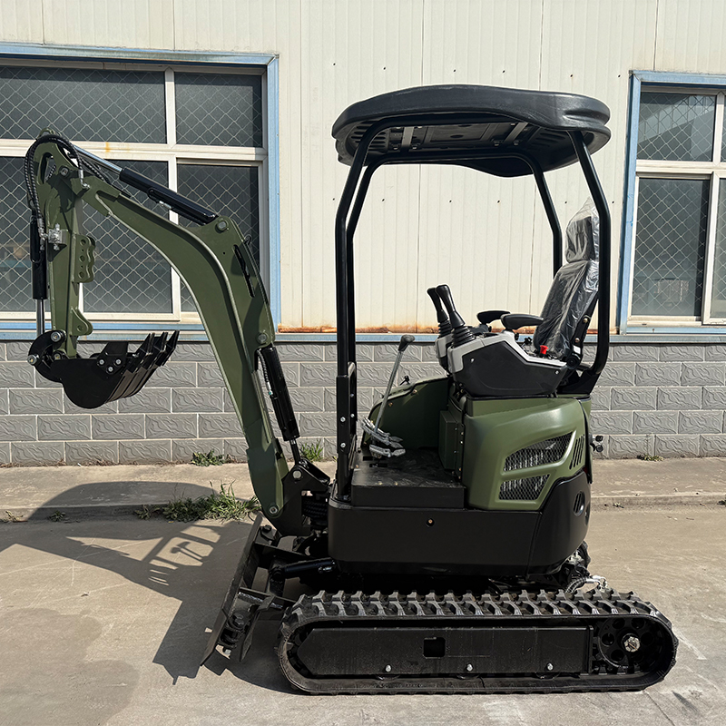 迷你象 ME17 微型挖掘机，适用于家用、花园、农田作业，通过 EPA、CE 认证。