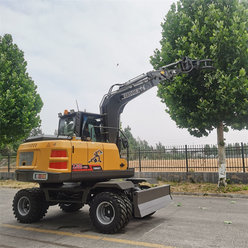 ZJ85 轮式挖掘机 耐用底盘 操作简便 工程施工专用