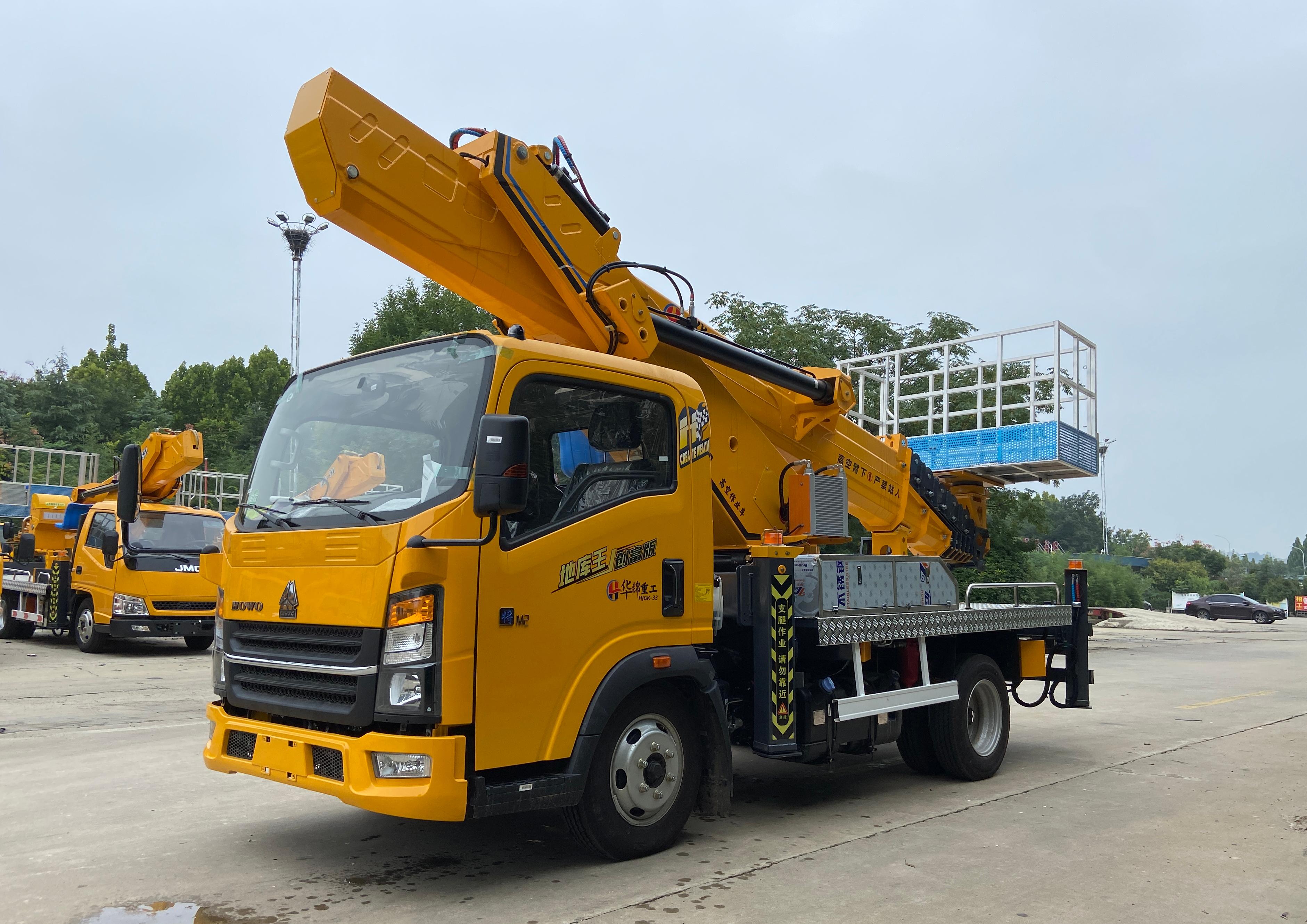 华锦重工 中国重汽豪沃 蓝牌GK35高空作业车 | 33.3米高空作业车