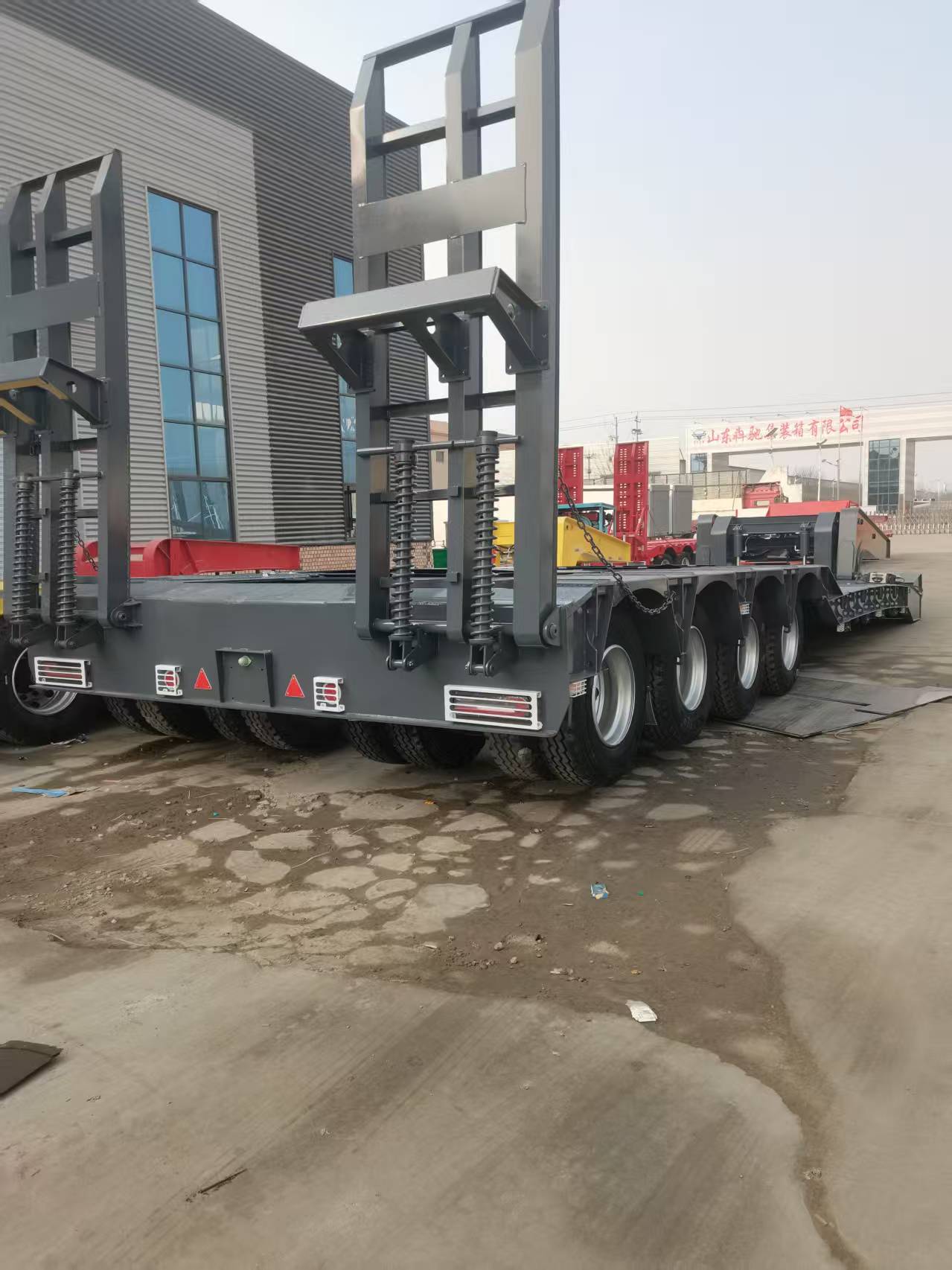 80-200 Ton Heavy Duty Modular Axle Trailer | Detachable Goose Neck Hydraulic Lifting