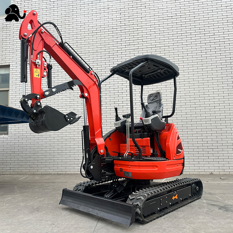 ME-20 型 2 吨小型履带挖掘机，结构紧凑、动力强劲，适用于家用、农田及果园作业。