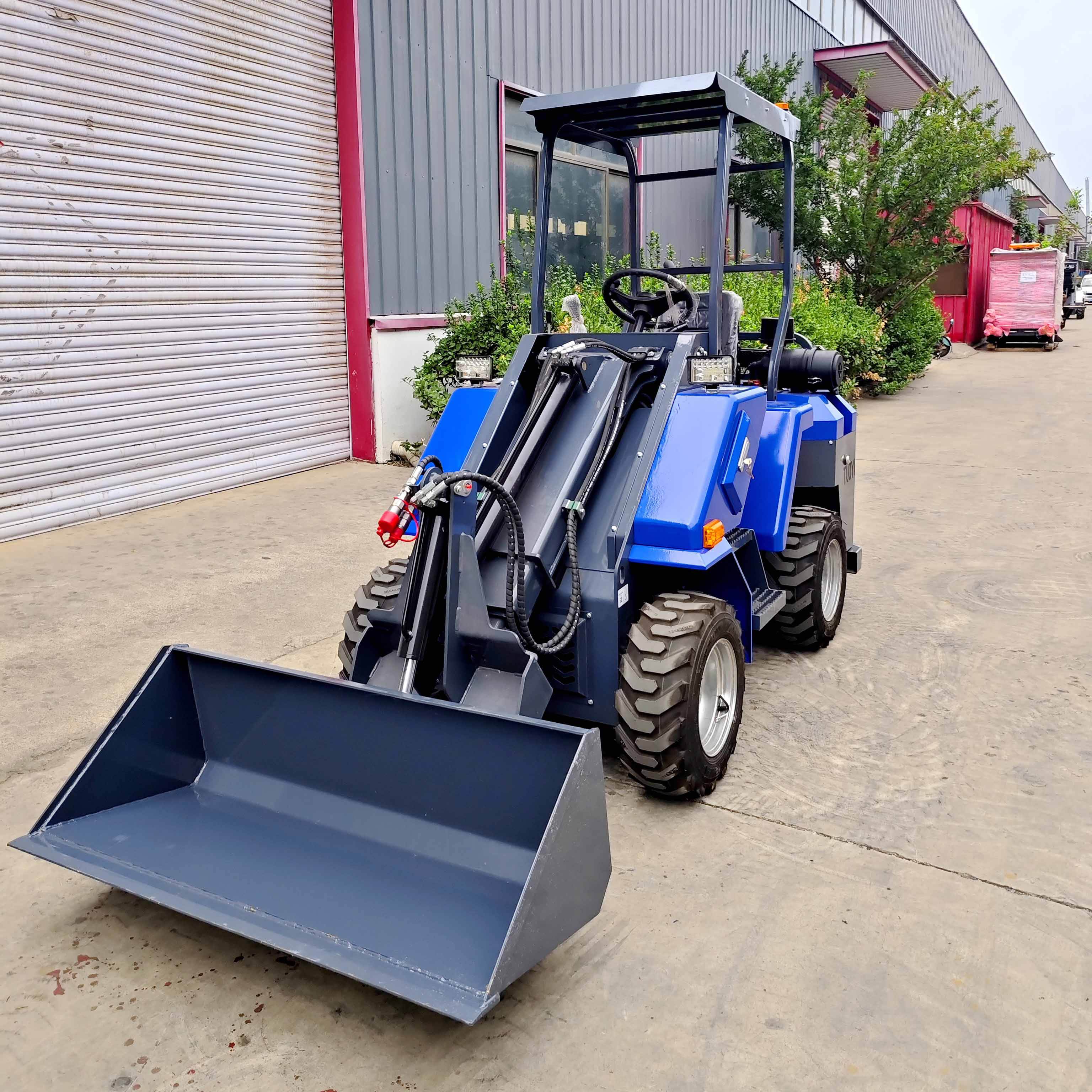 Tuoyuan High Torque Small Wheel Loader | 26HP 19.39kW Heavy Duty Tire Front Loader